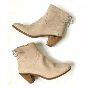 Lucky Brand Light Khaki boho chic Heeled Boots